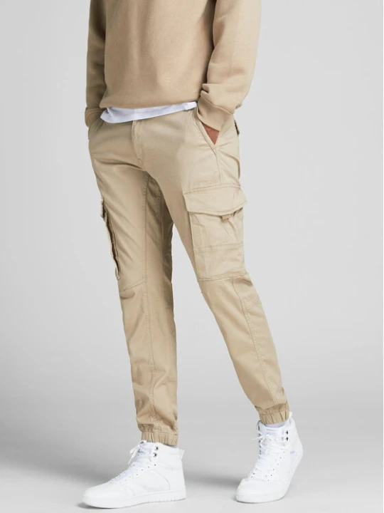 Zdjęcie produktu Jack & Jones Joggery Paul 12193754 Beżowy Slim Fit