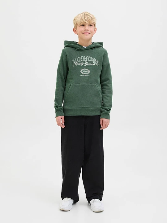 Zdjęcie produktu JACK & JONES Junior Bluza "Ari" w kolorze zielonym rozmiar: 128