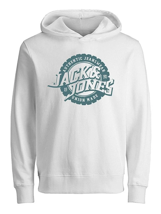Zdjęcie produktu JACK & JONES Junior Bluza "Baron" w kolorze białym rozmiar: 176
