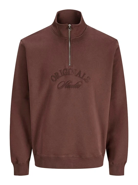 Zdjęcie produktu JACK & JONES Junior Bluza "Bleecker" w kolorze brązowym rozmiar: 140