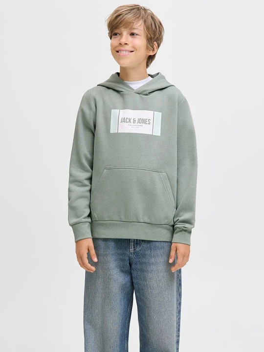 Zdjęcie produktu JACK & JONES Junior Bluza "Hayato" w kolorze turkusowym rozmiar: 176