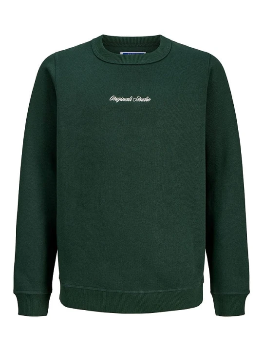 Zdjęcie produktu JACK & JONES Junior Bluza "Norrebro" w kolorze ciemnozielonym rozmiar: 140