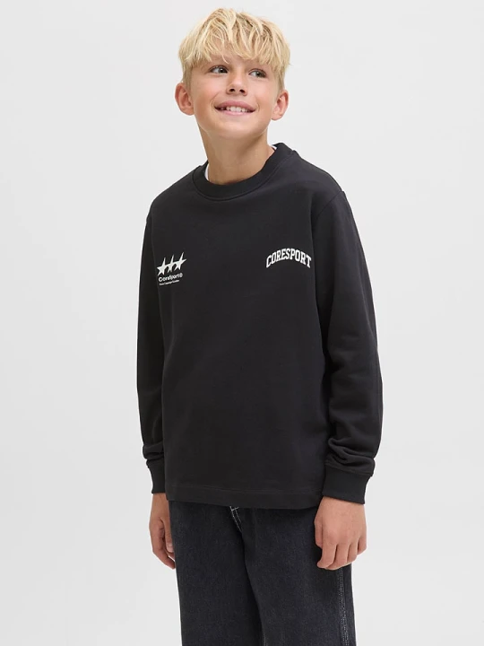Zdjęcie produktu JACK & JONES Junior Bluza "Signal" w kolorze czarnym rozmiar: 176
