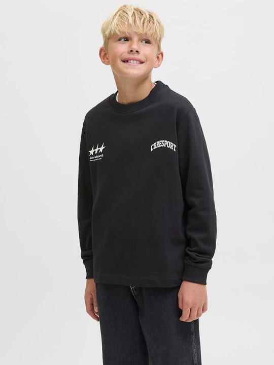 Zdjęcie produktu JACK & JONES Junior Bluza "Signal" w kolorze czarnym rozmiar: 152