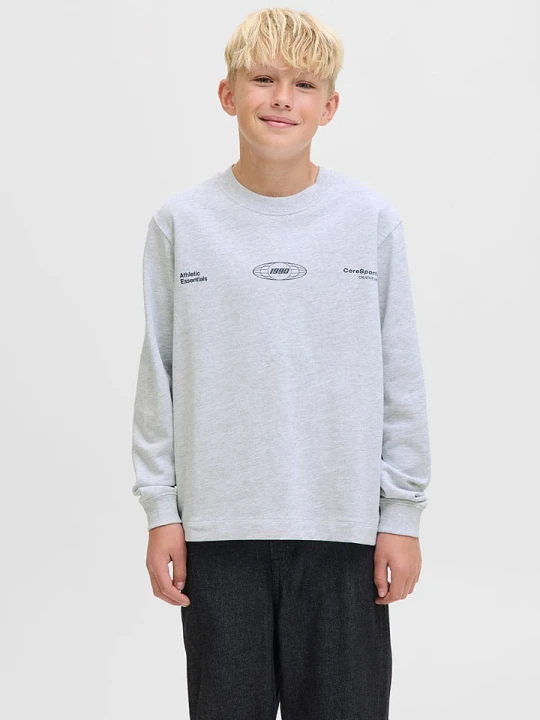 Zdjęcie produktu JACK & JONES Junior Bluza "Signal" w kolorze szarym rozmiar: 152