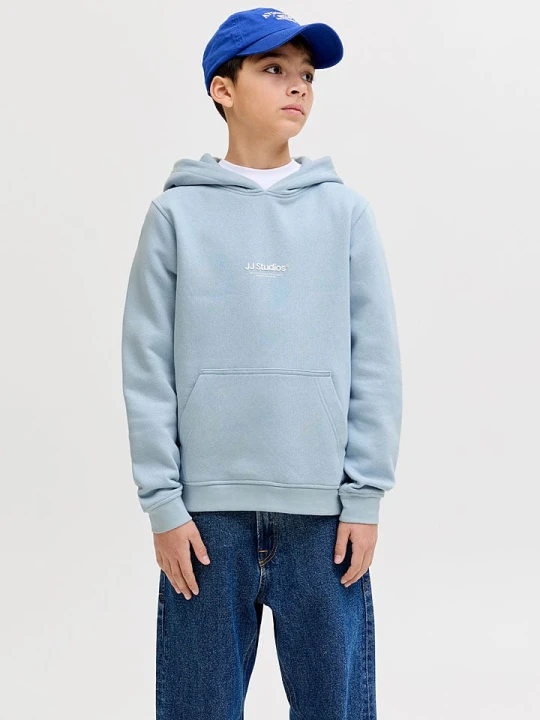 Zdjęcie produktu JACK & JONES Junior Bluza "Soho" w kolorze błękitnym rozmiar: 140