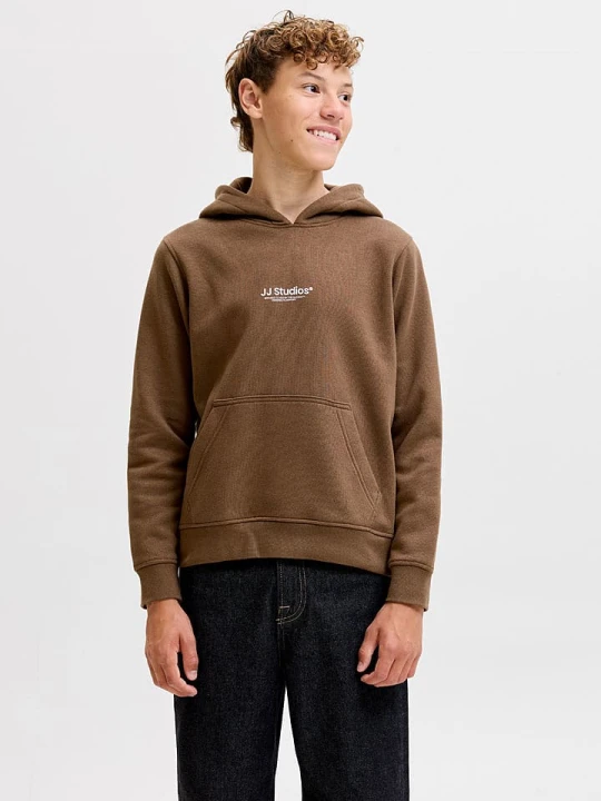 Zdjęcie produktu JACK & JONES Junior Bluza "Soho" w kolorze brązowym rozmiar: 164