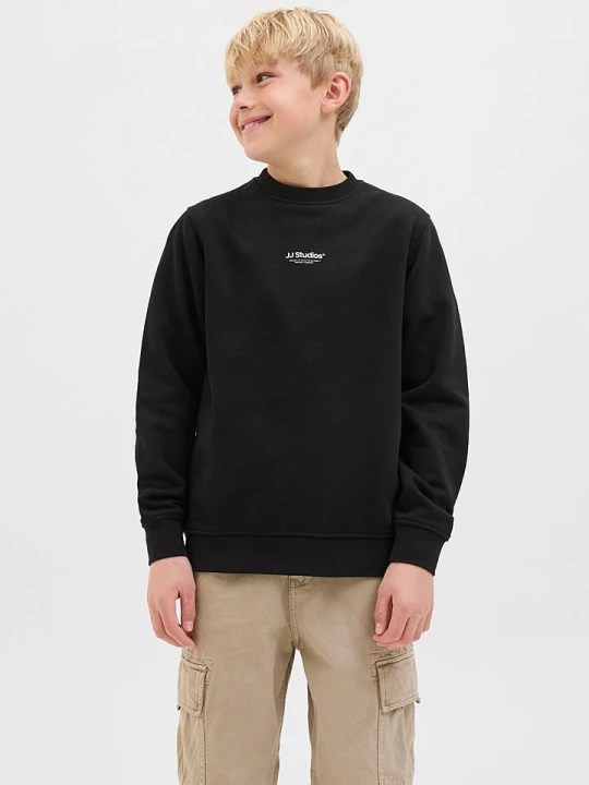 Zdjęcie produktu JACK & JONES Junior Bluza "Soho" w kolorze czarnym rozmiar: 140