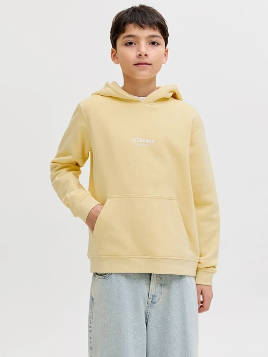 Zdjęcie produktu JACK & JONES Junior Bluza "Soho" w kolorze żółtym rozmiar: 176