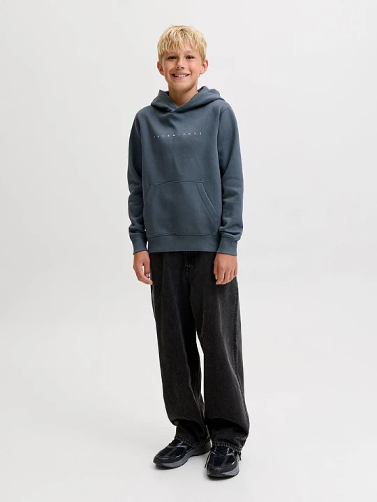 Zdjęcie produktu JACK & JONES Junior Bluza "Star" w kolorze niebieskoszarym rozmiar: 176