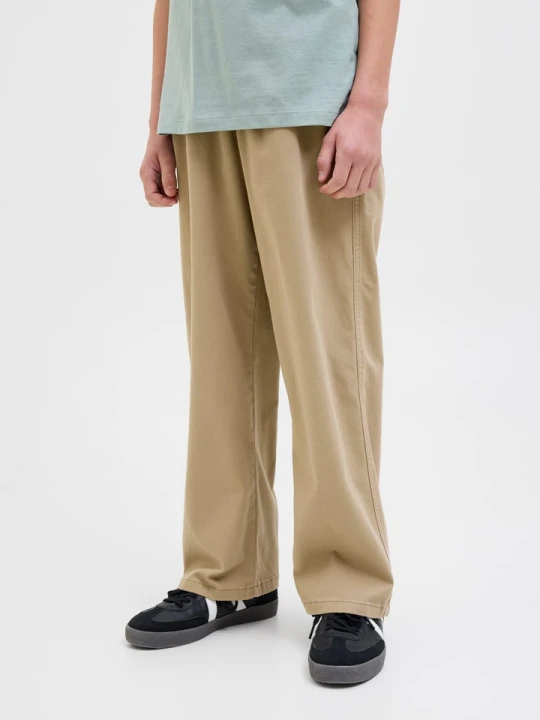 Zdjęcie produktu JACK & JONES Junior Bojówki "Alex" w kolorze beżowym rozmiar: 140