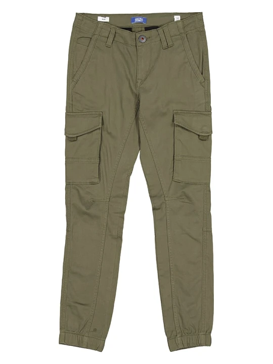 Zdjęcie produktu JACK & JONES Junior Bojówki "Paul" w kolorze khaki rozmiar: 170