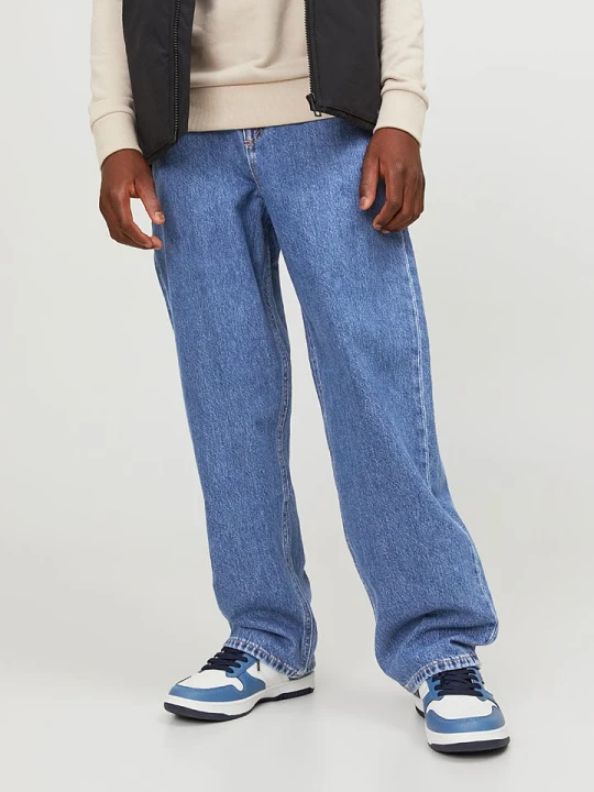 Zdjęcie produktu JACK & JONES Junior Dżinsy "Alex" - Baggy fit - w kolorze niebieskim rozmiar: 146