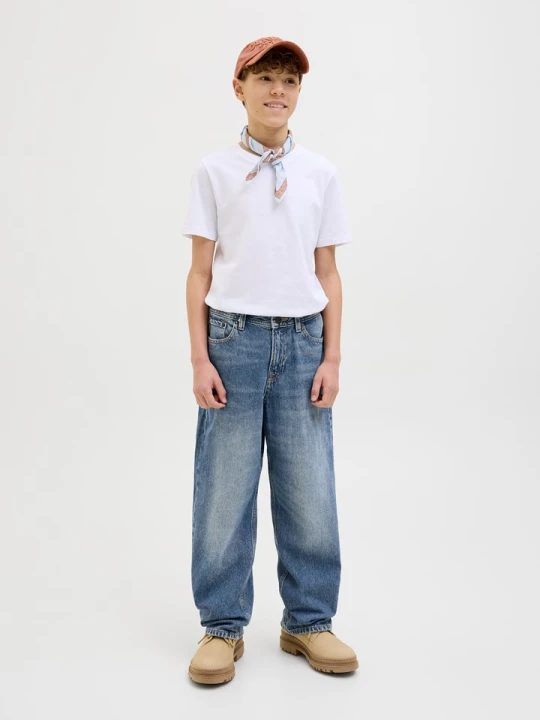 Zdjęcie produktu JACK & JONES Junior Dżinsy "Alex" - Baggy fit - w kolorze niebieskim rozmiar: 158
