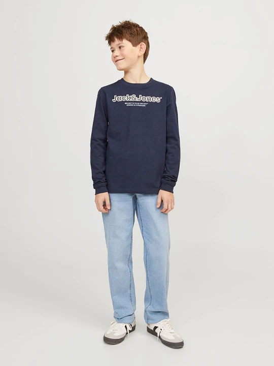 Zdjęcie produktu JACK & JONES Junior Dżinsy "Clark" - Regular fit - w kolorze błękitnym rozmiar: 170