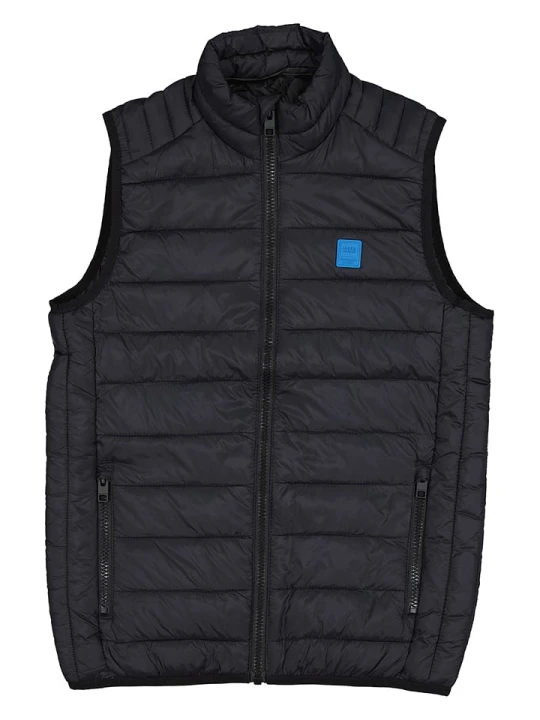 Zdjęcie produktu JACK & JONES Junior Kamizelka pikowana "Bradley" w kolorze czarnym rozmiar: 152