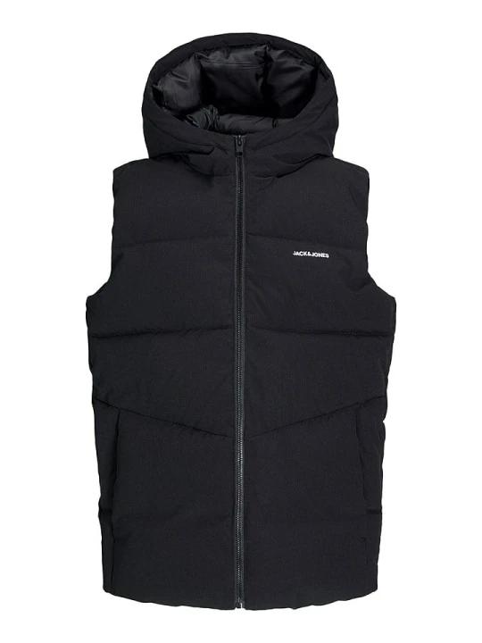 Zdjęcie produktu JACK & JONES Junior Kamizelka pikowana "Brady" w kolorze czarnym rozmiar: 152