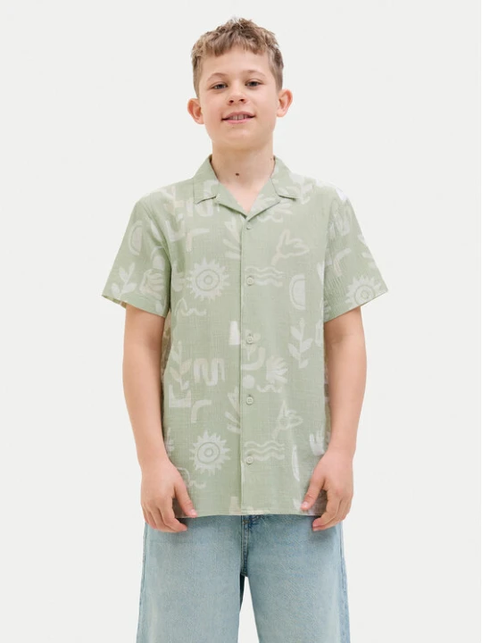 Zdjęcie produktu Jack & Jones Junior Koszula Luke 12277298 Zielony Relaxed Fit
