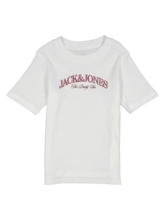 Zdjęcie produktu JACK & JONES Junior Koszulka "Cassis" w kolorze białym rozmiar: 128