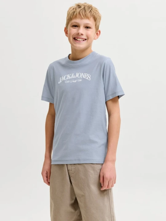Zdjęcie produktu JACK & JONES Junior Koszulka "Cassis" w kolorze błękitnym rozmiar: 164