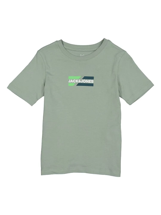 Zdjęcie produktu JACK & JONES Junior Koszulka "Corp" w kolorze zielonym rozmiar: 128