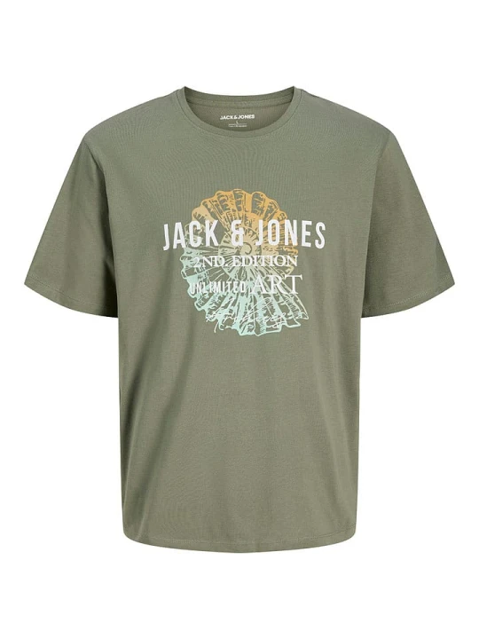 Zdjęcie produktu JACK & JONES Junior Koszulka "Gradient" w kolorze khaki rozmiar: 176
