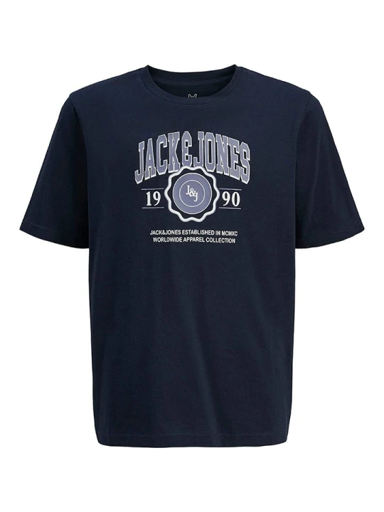 Zdjęcie produktu JACK & JONES Junior Koszulka "Mako" w kolorze granatowym rozmiar: 152