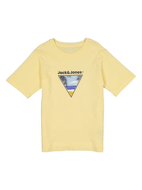 Zdjęcie produktu JACK & JONES Junior Koszulka "Perry" w kolorze żółtym rozmiar: 176