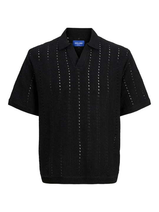 Zdjęcie produktu JACK & JONES Junior Koszulka polo "Paros" w kolorze czarnym rozmiar: 140