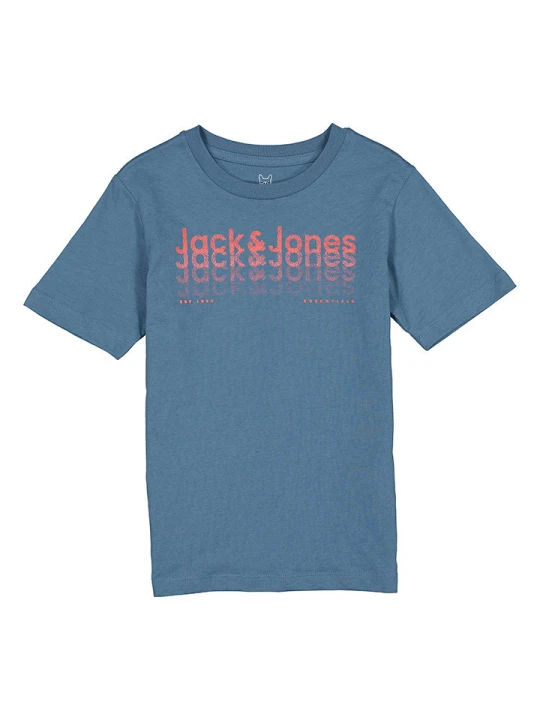 Zdjęcie produktu JACK & JONES Junior Koszulka "Tex" w kolorze niebieskim rozmiar: 128