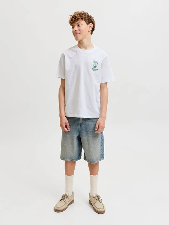 Zdjęcie produktu JACK & JONES Junior Koszulka "Vacation" w kolorze białym rozmiar: 164