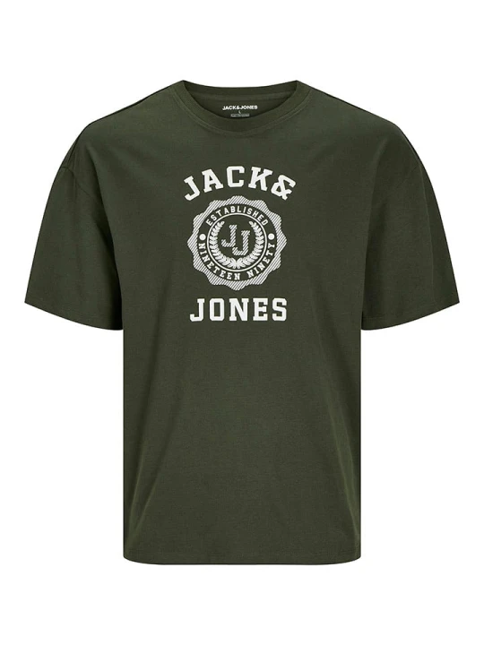 Zdjęcie produktu JACK & JONES Junior Koszulka "Victo" w kolorze khaki rozmiar: 128