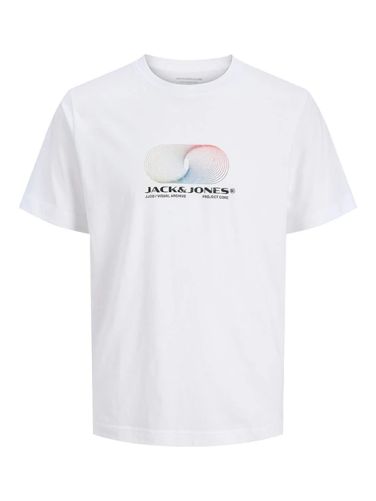 Zdjęcie produktu JACK & JONES Junior Koszulka w kolorze białym rozmiar: 152