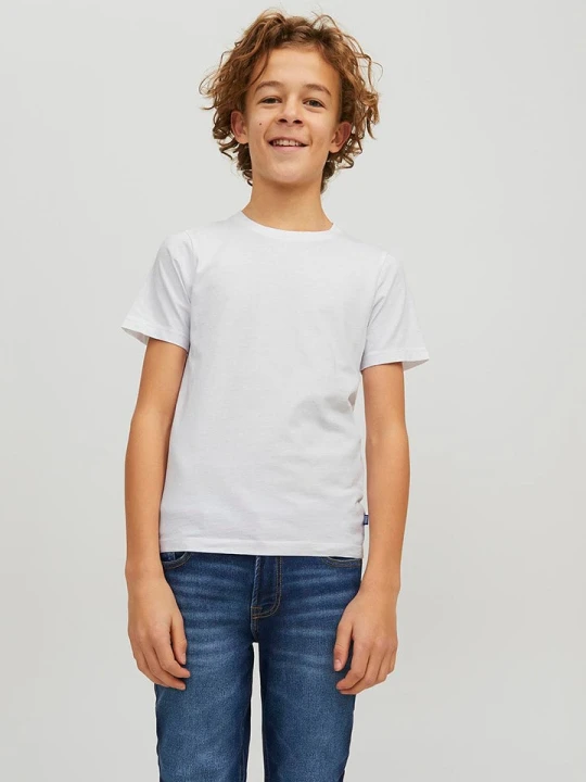 Zdjęcie produktu JACK & JONES Junior Koszulka w kolorze białym rozmiar: 164