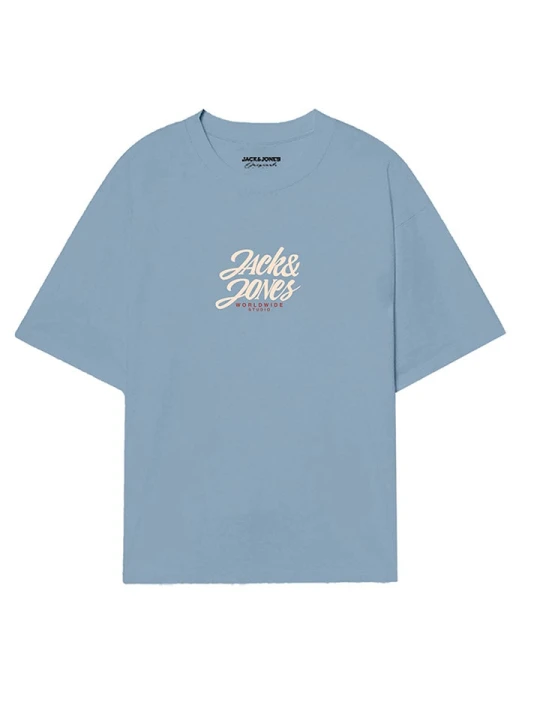 Zdjęcie produktu JACK & JONES Junior Koszulka w kolorze błękitnym rozmiar: 152