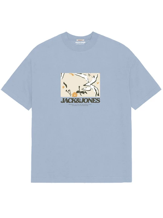 Zdjęcie produktu JACK & JONES Junior Koszulka w kolorze błękitnym rozmiar: 140