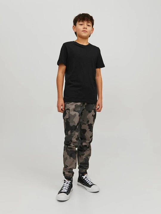 Zdjęcie produktu JACK & JONES Junior Koszulka w kolorze czarnym rozmiar: 140
