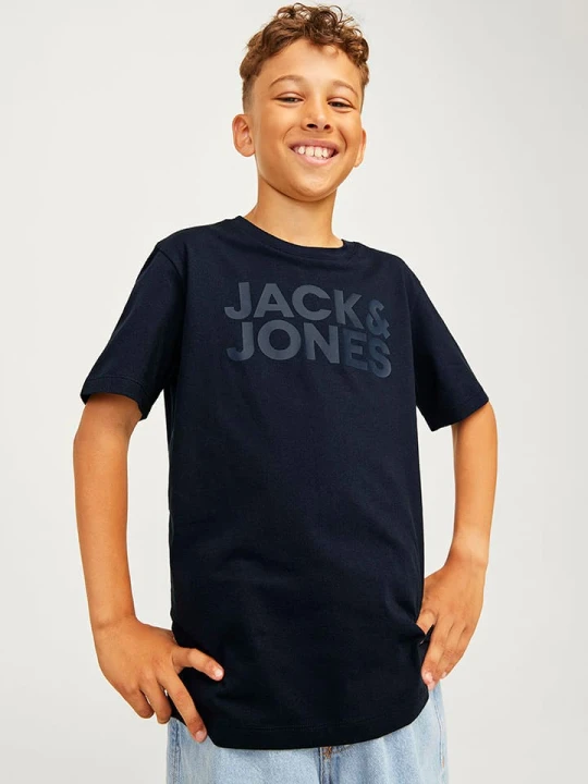 Zdjęcie produktu JACK & JONES Junior Koszulka w kolorze granatowym rozmiar: 164