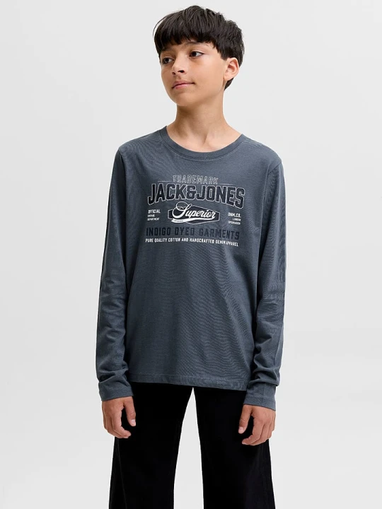 Zdjęcie produktu JACK & JONES Junior Koszulka w kolorze niebieskoszarym rozmiar: 164