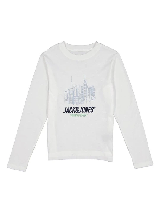 Zdjęcie produktu JACK & JONES Junior Koszulka "York" w kolorze białym rozmiar: 176