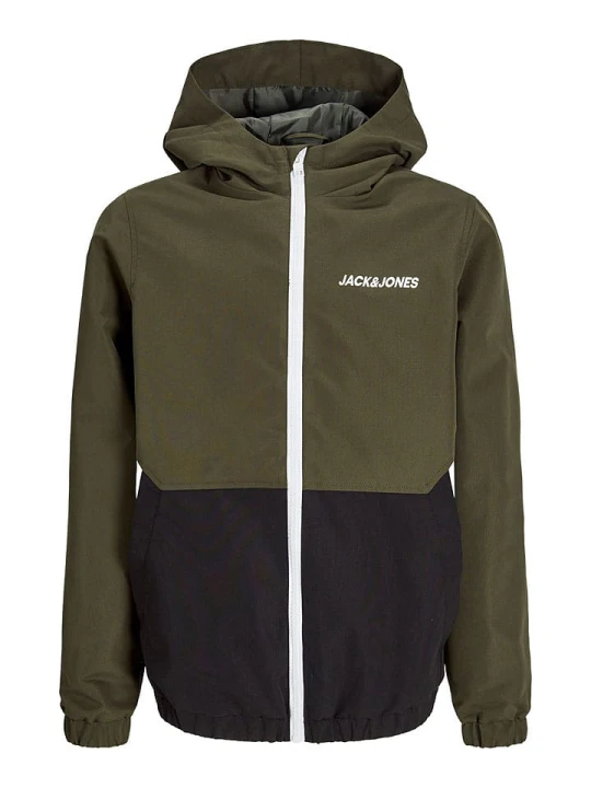 Zdjęcie produktu JACK & JONES Junior Kurtka "Mash" w kolorze oliwkowo-czarnym rozmiar: 152