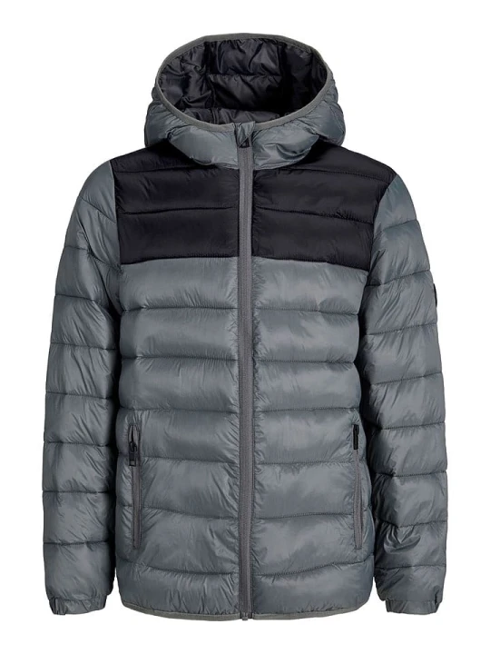 Zdjęcie produktu JACK & JONES Junior Kurtka pikowana "Wilson" w kolorze szarym rozmiar: 140
