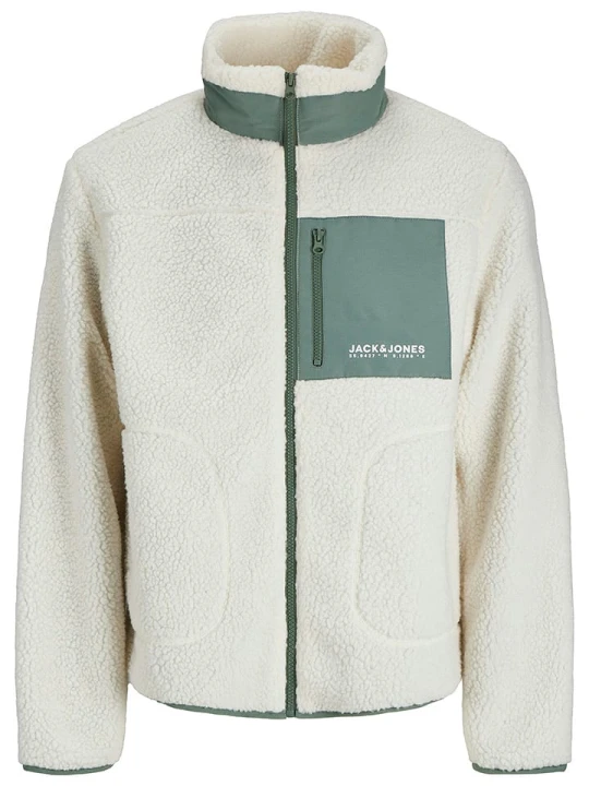 Zdjęcie produktu JACK & JONES Junior Kurtka pluszowa "Vesterbro" w kolorze białym rozmiar: 140