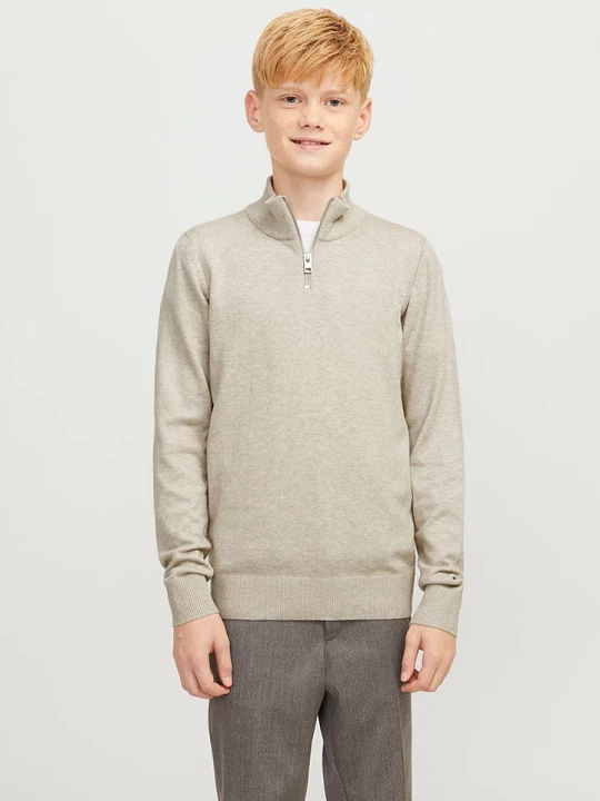 Zdjęcie produktu JACK & JONES Junior Sweter "Emil" w kolorze beżowym rozmiar: 164