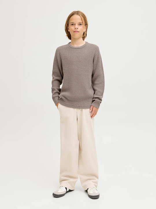 Zdjęcie produktu JACK & JONES Junior Sweter "Kaito" w kolorze beżowym rozmiar: 152