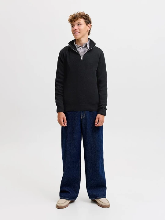 Zdjęcie produktu JACK & JONES Junior Sweter "Milano" w kolorze granatowym rozmiar: 140