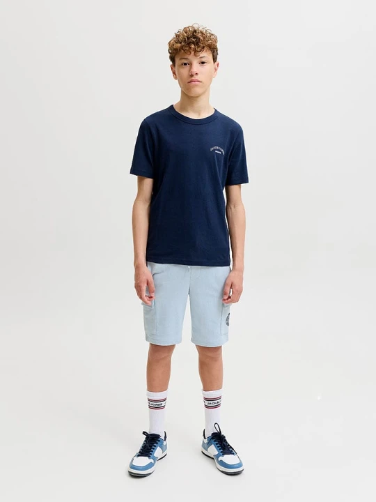 Zdjęcie produktu JACK & JONES Junior Szorty dresowe "Gordon" w kolorze błękitnym rozmiar: 164