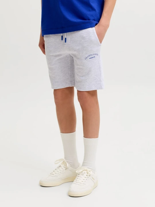 Zdjęcie produktu JACK & JONES Junior Szorty dresowe "Gordon" w kolorze szarym rozmiar: 164