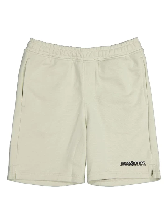Zdjęcie produktu JACK & JONES Junior Szorty dresowe "Karl" w kolorze beżowym rozmiar: 152