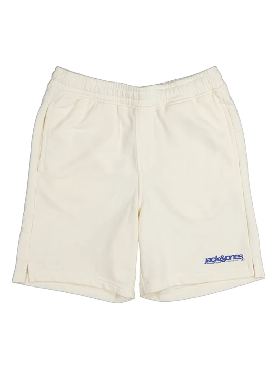 Zdjęcie produktu JACK & JONES Junior Szorty dresowe "Karl" w kolorze kremowym rozmiar: 140